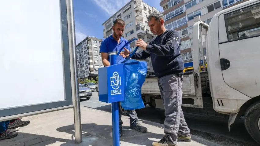 ESHOT’tan duraklarda temizlik hamlesi haberinin görseli