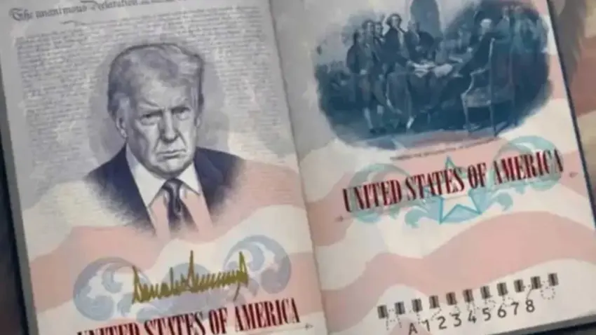 ABD tarihinde bir ilk: Trump portreli pasaport dönemi haberinin görseli