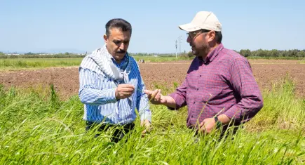 Başkan Kırgöz traktör başında: “Bereketli bir sezon olsun”