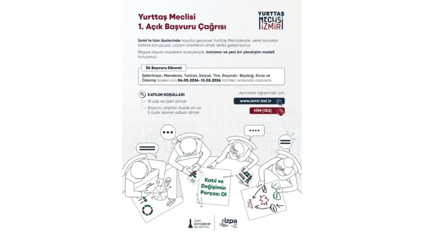 İzmir’de yurttaşlar kent yönetiminde söz sahibi olacak