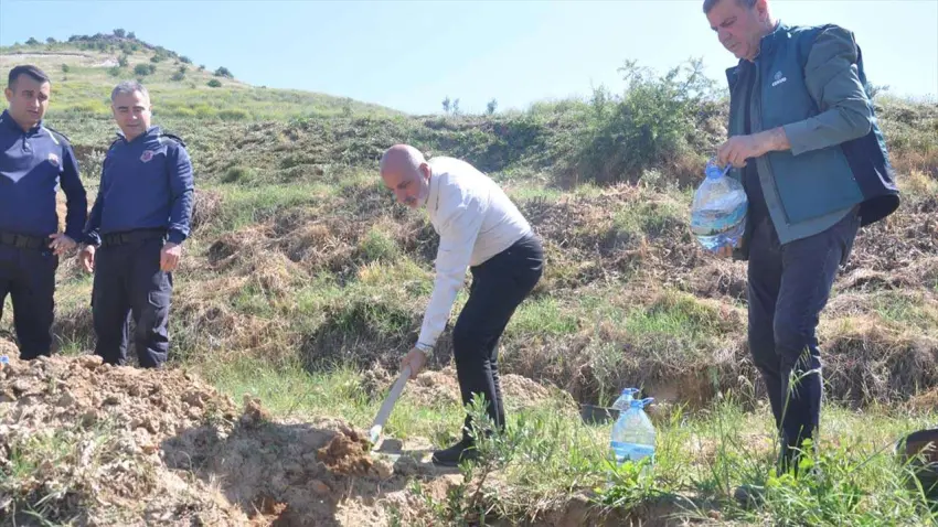 TUSAŞ şehidi Zahide Güçlü Ekici anısına İzmir’de 3 bin fidan toprakla buluştu haberinin görseli