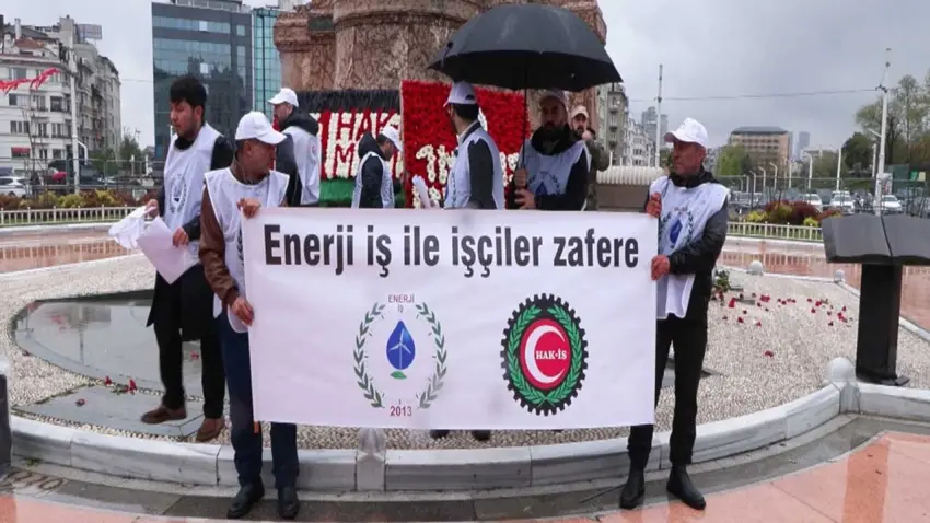  HAK-İŞ’ten Taksim’de 1 Mayıs anması: 49 yıl geçti, failler hala kayıp haberinin görseli