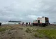 Kargo gemisi karaya oturdu