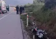 Ödemiş’te korkutan kaza! Kontrolden çıkan motosiklet devrildi
