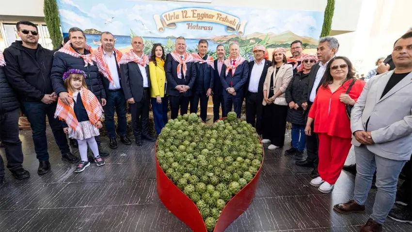 Urla’da 12. Enginar Festivali coşkusu: Başkan Tugay’dan arkeoloji ve gastronomi vurgusu haberinin görseli