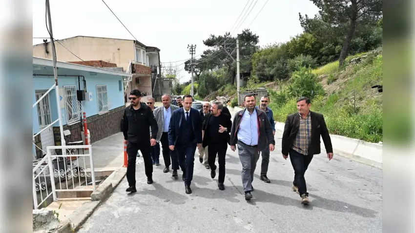 Başkan Eşki sahada: Yeşilçam Mahallesi’nde sokak sokak inceleme