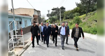 Başkan Eşki sahada: Yeşilçam Mahallesi’nde sokak sokak inceleme
