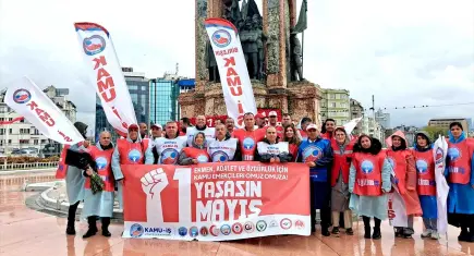 Eğitim-İş 1 Mayıs’ta Türkiye genelinde meydanlardaydı