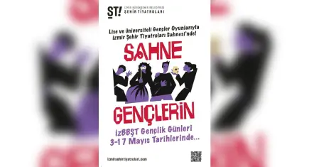 İzmir’de sahne gençlerin