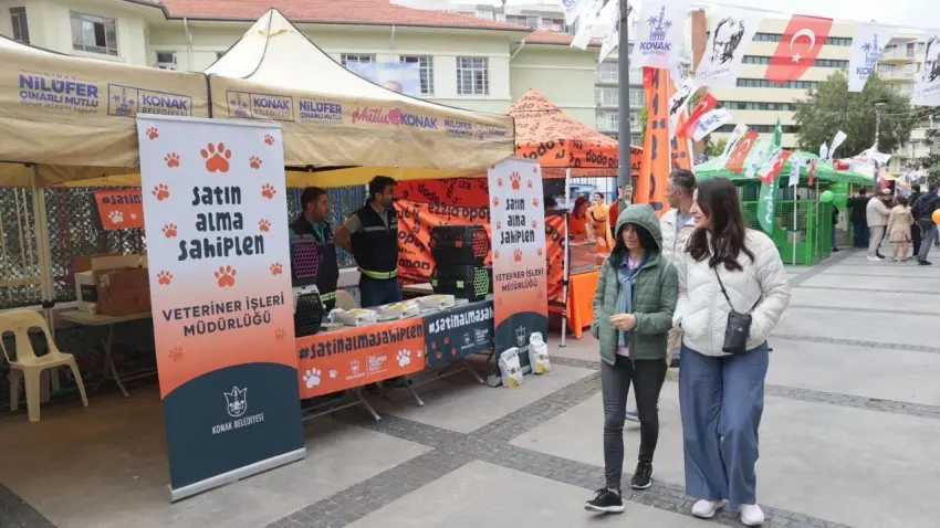 Konak’ta 11 can dost daha yeni yuvalarına kavuştu haberinin görseli