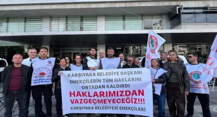 Karşıyaka Belediyesi’nde "Gece Nöbeti" başladı: Memurlar eylemi direnişe çevirdi!