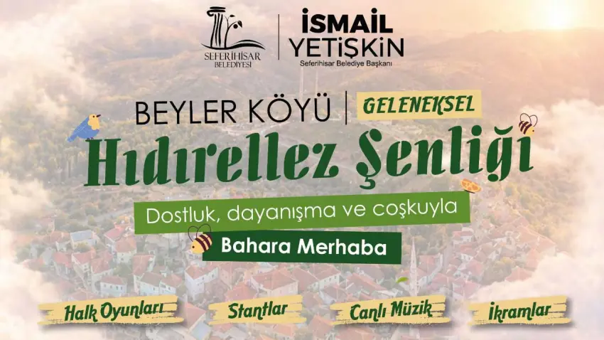 Seferihisar’da Hıdırellez üç noktada kutlanacak haberinin görseli