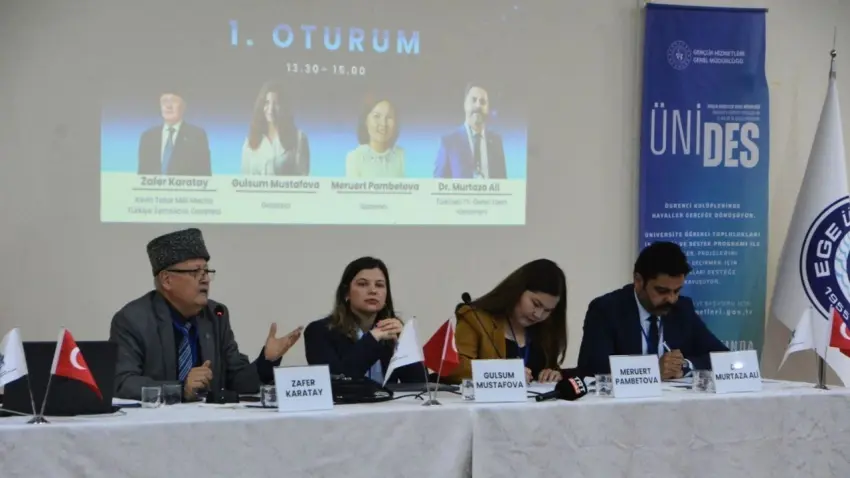 Türk coğrafyasının gazetecileri aynı panelde haberinin görseli