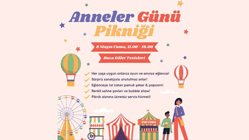 Buca’da anneler için üç günlük şenlik programı