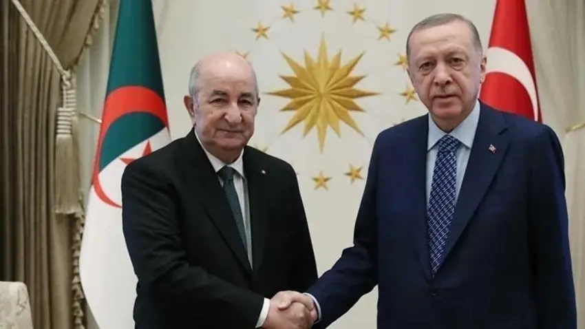 Cezayir Cumhurbaşkanı Tebbun, Türkiye'ye gelecek haberinin görseli