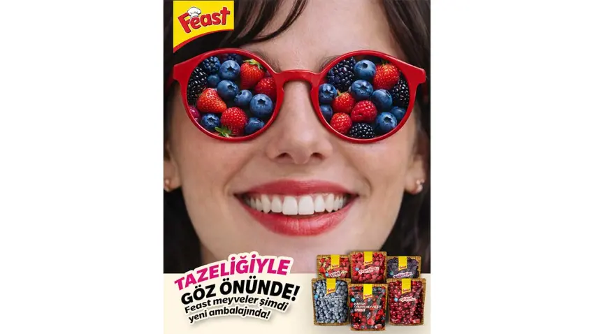 Feast’ten meyve serisine modern ve kullanışlı ambalaj dokunuşu