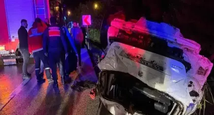 Kütahya’da otomobil takla attı: 4 yaralı