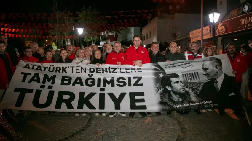 Güzelbahçe’de Üç Fidan için anma töreni düzenlendi haberinin görseli