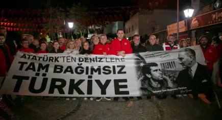 Güzelbahçe’de Üç Fidan için anma töreni düzenlendi