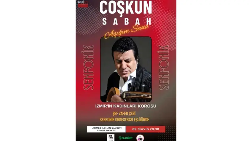 Coşkun Sabah’tan senfonik konser: İzmir’de müzik şöleni haberinin görseli