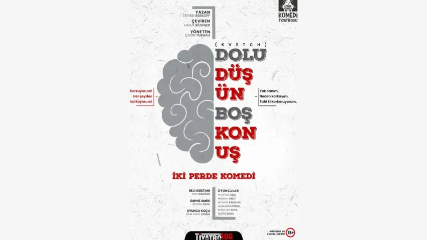 “Dolu Düşün Boş Konuş” gerçeklerle yüzleştiren komediyle sahneye çıkıyor haberinin görseli