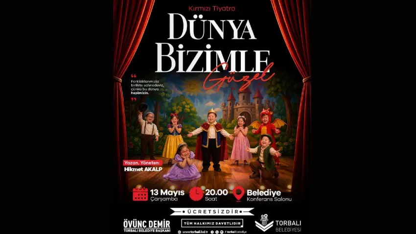 Torbalı Belediyesi’nden anlamlı tiyatro daveti haberinin görseli