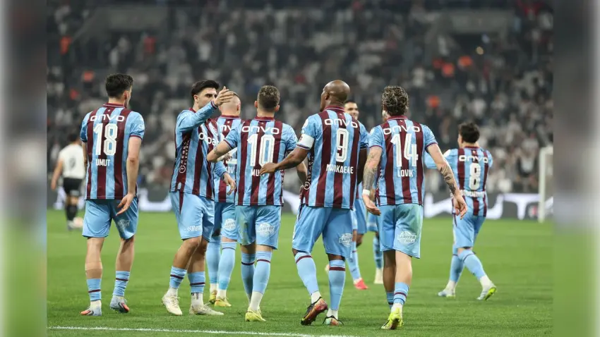 Trabzonspor kupa mücadelesi öncesi Beşiktaş karşısında moral depoladı haberinin görseli