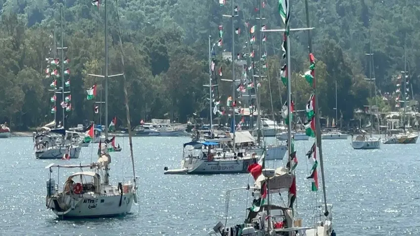 Gazze gönüllüleri Marmaris’te: 300 aktivist için güvenlik önlemi haberinin görseli