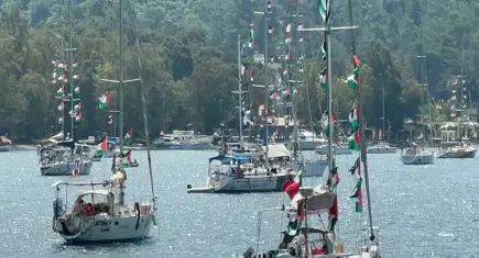 Gazze gönüllüleri Marmaris’te: 300 aktivist için güvenlik önlemi