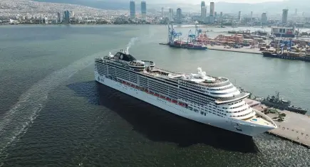 Kruvaziyer turizminde İzmir Limanı yükselişte