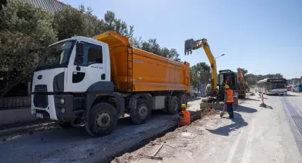 Sarnıç’ta içme suyu yatırımında çalışmaların yarısı tamamlandı