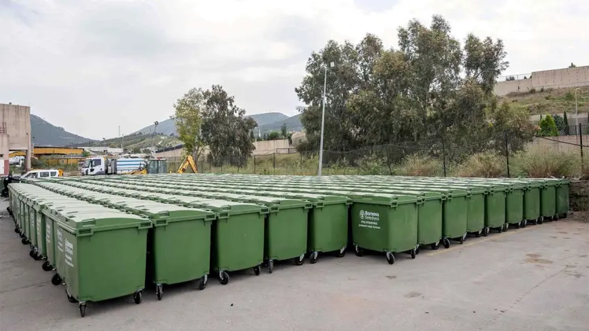 Bornova’da 325 yeni çöp konteyneri hizmette haberinin görseli