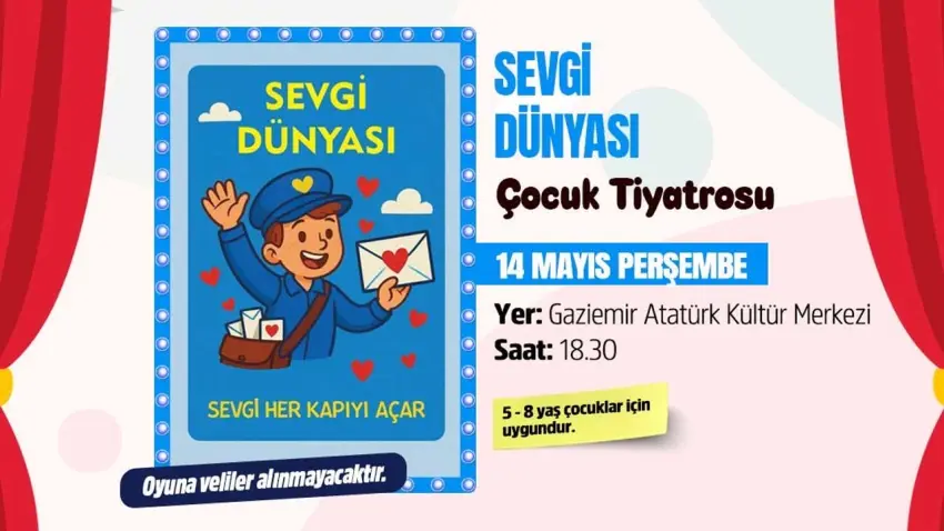 Gaziemir’de miniklere tiyatro şöleni haberinin görseli