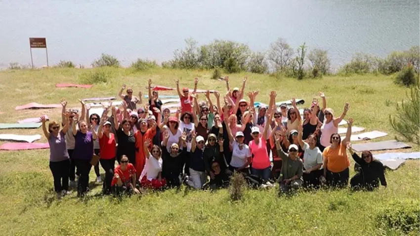 Menderes’te pilates kursları bahar etkinlikleriyle renkleniyor