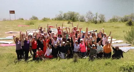 Menderes’te pilates kursları bahar etkinlikleriyle renkleniyor