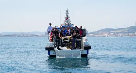 Aliağa Körfezi’ndeki yapay resifler su altında incelendi