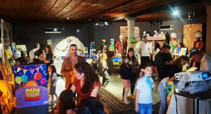 Minik ressamların eserleri Cumhuriyet Eğitim Müzesi’nde sergilendi