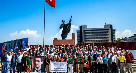 Şehit Gazeteci Hasan Tahsin, İlk Kurşun Anıtı önünde anıldı