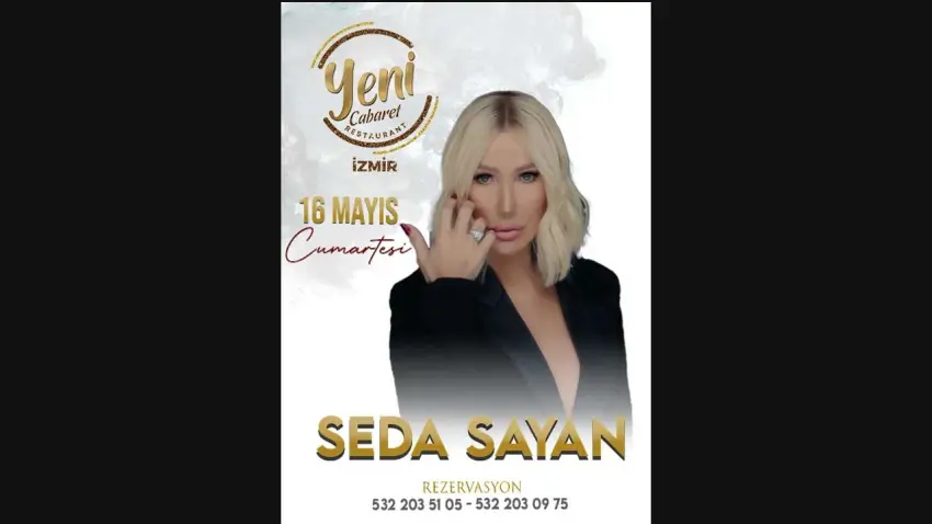 Seda Sayan, Yeni Cabaret İzmir’de sahne alacak haberinin görseli