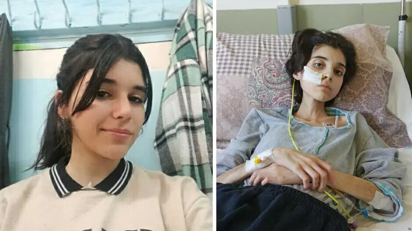 Ünzile Naz, 18 yaşına 30 kiloyla giriyor: Ailesi destek bekliyor haberinin görseli