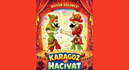 Karagöz ve Hacivat sahneye neşe taşıyor