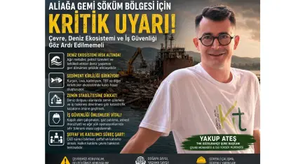 Aliağa’da ÇED süreci hız kazandı: Çevre Mühendisi Ateş’ten kritik değerlendirme
