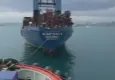 Marmara Denizi'nde makine arızası yapan gemiye müdahale