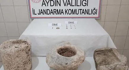 Aydın’da 'Anadolu Mirası' operasyonu: Antik kentlerin çevresinde Roma dönemi eserleri ele geçirildi!