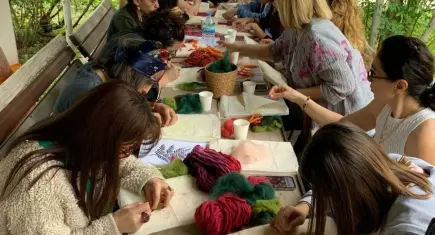 Botanik ve Sanat EÜ’de keçe workshopunda buluştu