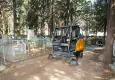 Gaziemir’de bayram öncesi ibadethane ve mezarlıklarda temizlik mesaisi