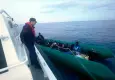 İzmir açıklarında göçmen hareketliliği