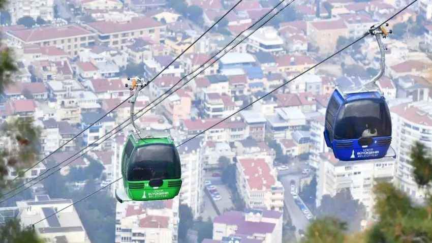 Balçova Teleferik’te yaz sezonu mesaisi uzadı haberinin görseli