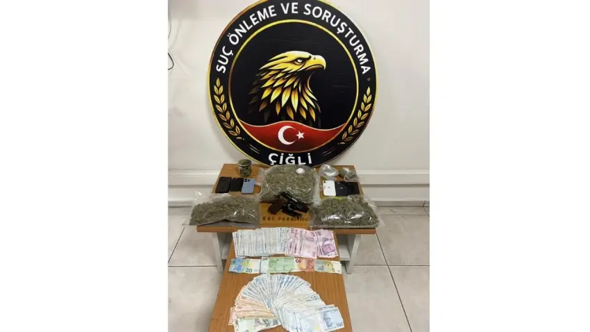 Çiğli’de uyuşturucu operasyonu:6 zanlı yakalandı haberinin görseli