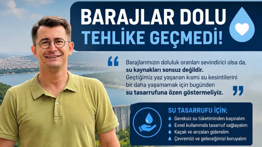 İzmir’de baraj doluluğu sevindirdi: Uzmanlardan tasarruf uyarısı haberinin görseli